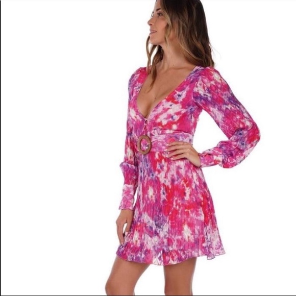 NWT Rococo Sand pink mini dress size small - Picture 2 of 5